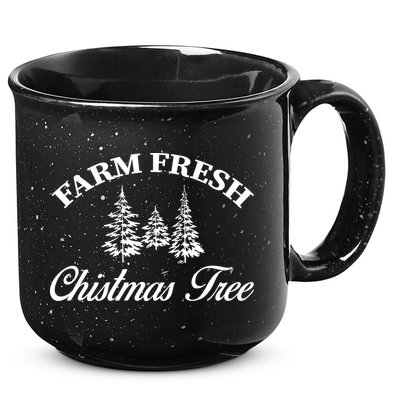 Farm Fresh Christmas Tree 15oz Campfire Ceramic Mug