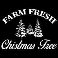 Farm Fresh Christmas Tree Drawstring Bag