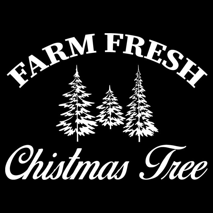 Farm Fresh Christmas Tree Drawstring Bag