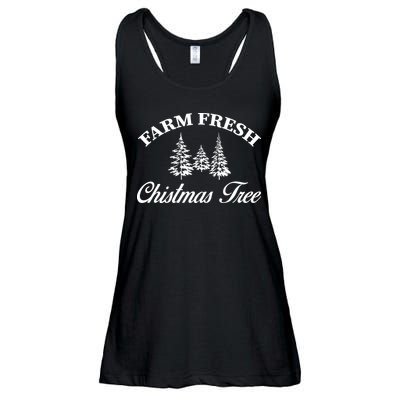 Farm Fresh Christmas Tree Ladies Essential Flowy Tank