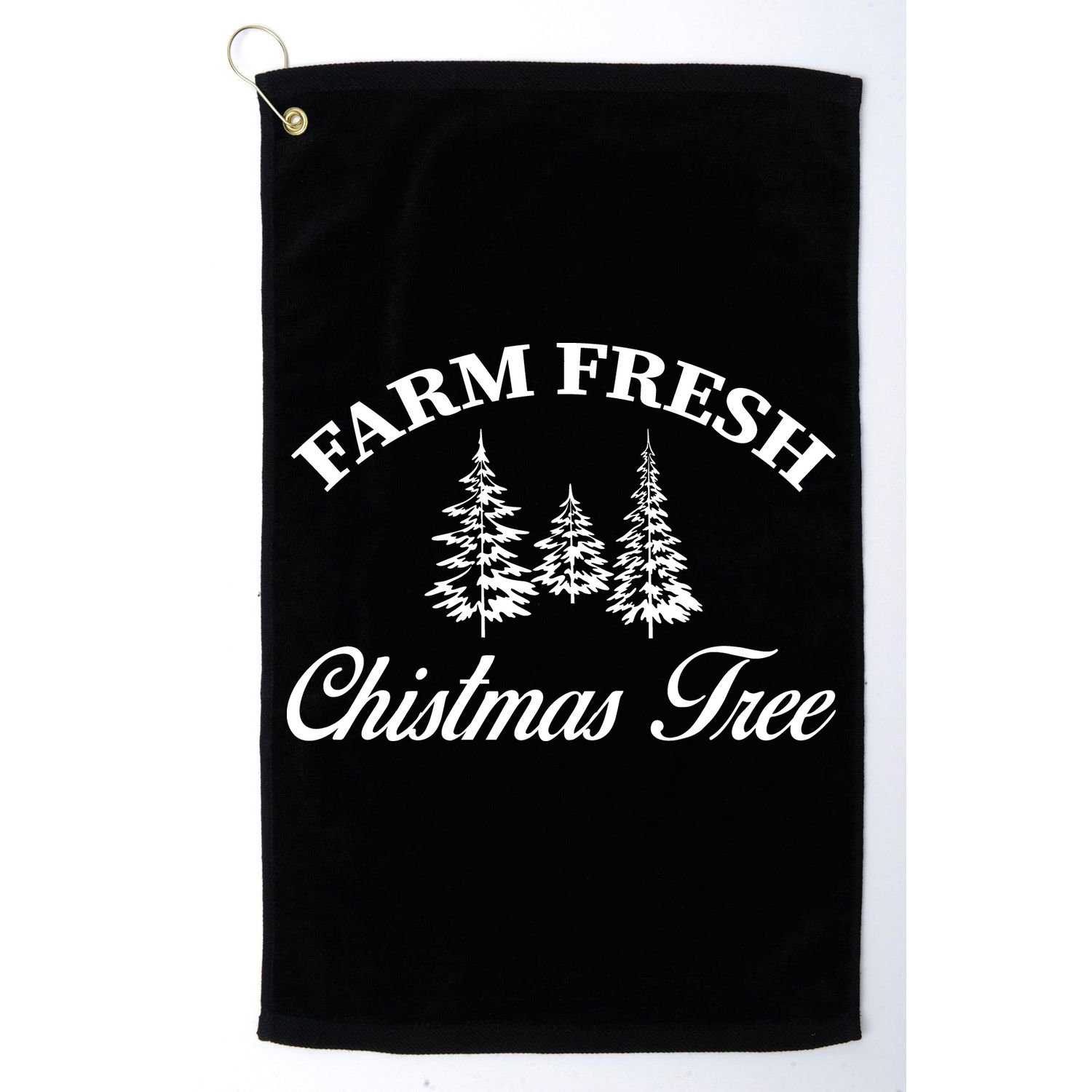 Farm Fresh Christmas Tree Golf Towel
