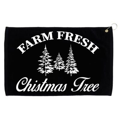 Farm Fresh Christmas Tree Grommeted Golf Towel