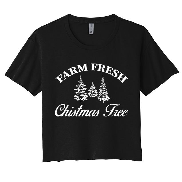 Farm Fresh Christmas Tree Crop Top