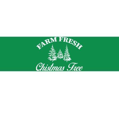 Farm Fresh Christmas Tree Bumper Sticker