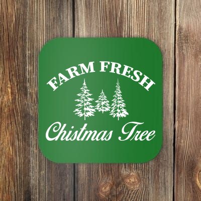 Farm Fresh Christmas Tree Coaster