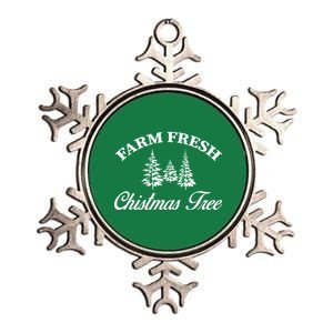 Farm Fresh Christmas Tree Metallic Star Ornament