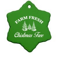 Farm Fresh Christmas Tree Ceramic Star Ornament