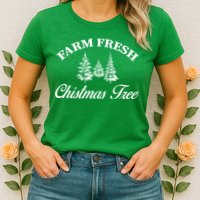 Farm Fresh Christmas Tree Womens T-Shirt