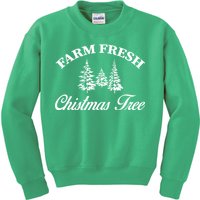 Farm Fresh Christmas Tree Kids Sweatshirt