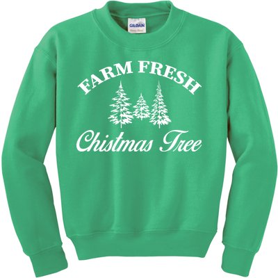 Farm Fresh Christmas Tree Kids Sweatshirt