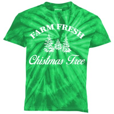 Farm Fresh Christmas Tree Kids Tie-Dye T-Shirt