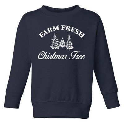 Farm Fresh Christmas Tree Toddler Sweatshirt