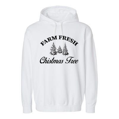 Farm Fresh Christmas Tree Garment-Dyed Fleece Hoodie