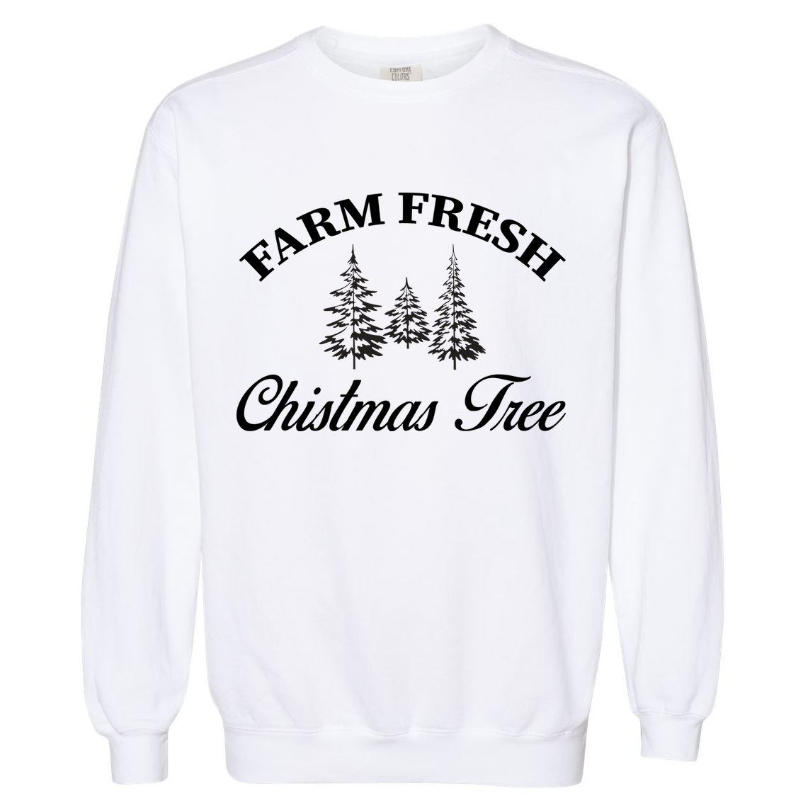 Farm Fresh Christmas Tree Garment-Dyed Sweatshirt