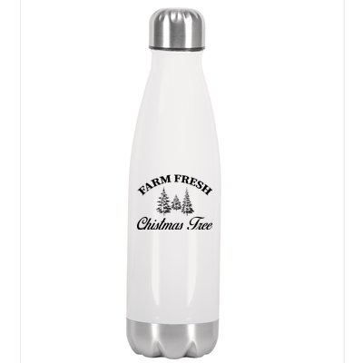 Farm Fresh Christmas Tree Stainless Steel Insulated Water Bottle