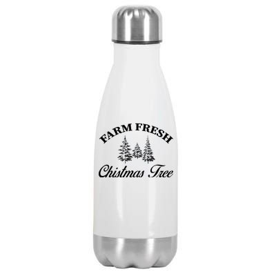 Farm Fresh Christmas Tree Stainless Steel Insulated Water Bottle