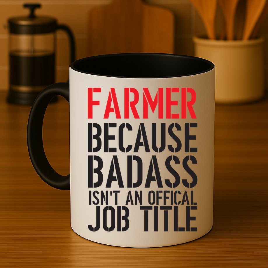 Farmer Because Badass Isn't An Official Job Title Mug
