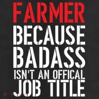 Farmer Because Badass Isn't An Official Job Title 11oz C Handle Ceramic Mug