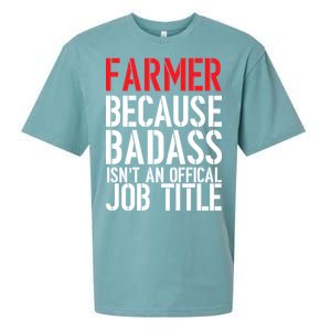 Farmer Because Badass Isn't An Official Job Title Sueded Cloud Jersey T-Shirt