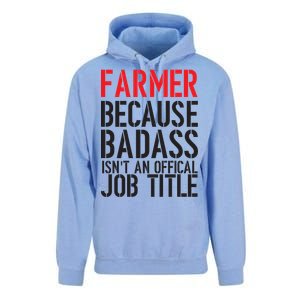 Farmer Because Badass Isn't An Official Job Title Unisex Surf Hoodie