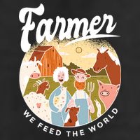 Farmer We Feed The World Cool Comfort Performance Bucket Hat