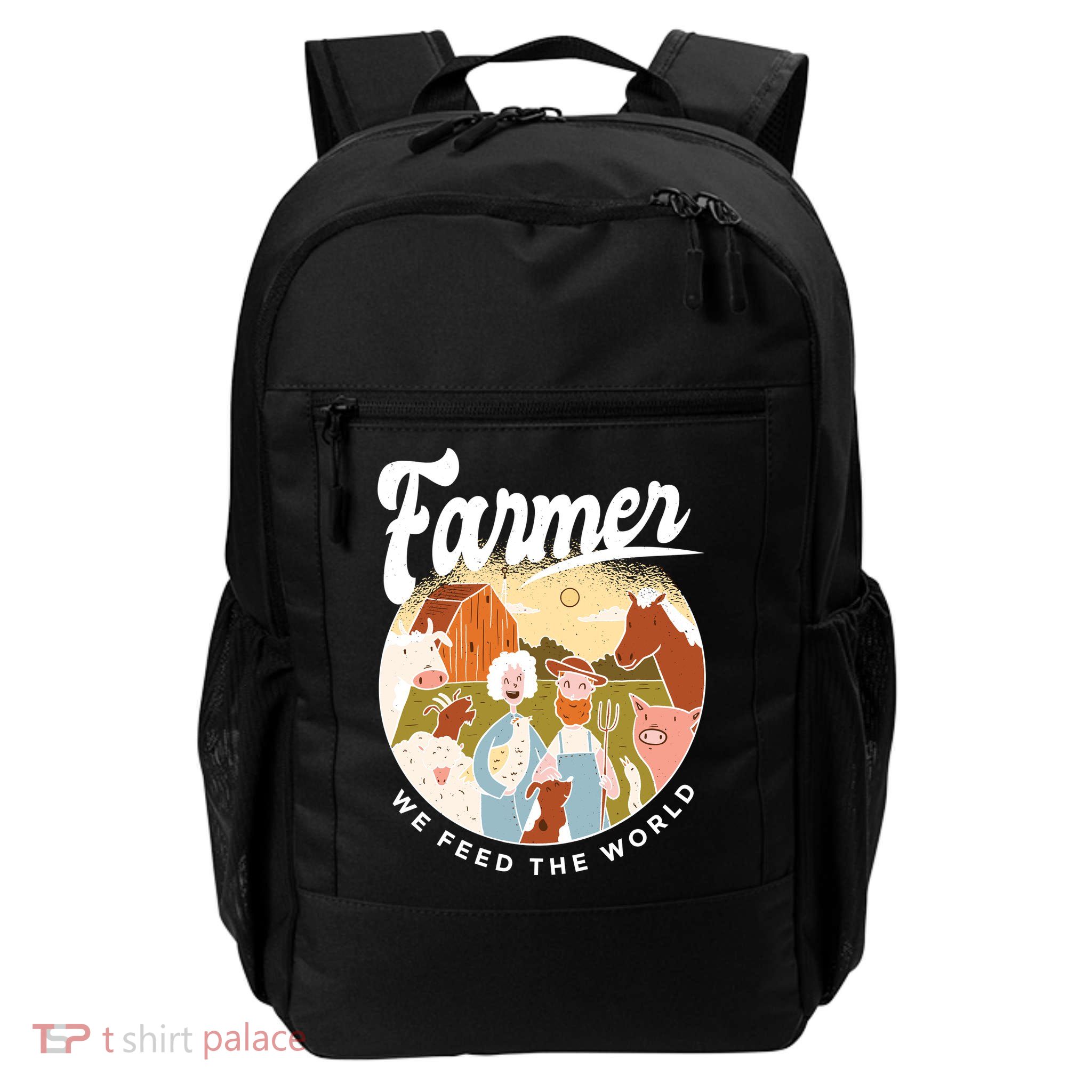 Farmer We Feed The World Daily Commute Backpack