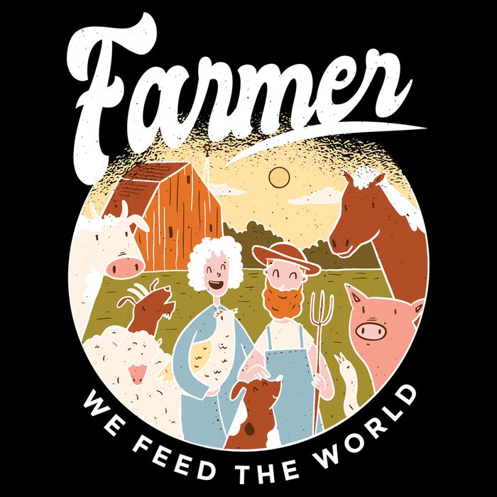 Farmer We Feed The World Sustainable Bucket Hat