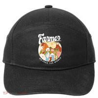Farmer We Feed The World 7-Panel Snapback Hat