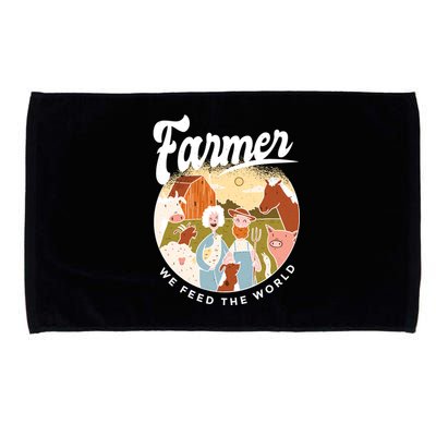 Farmer We Feed The World Microfiber Hand Towel