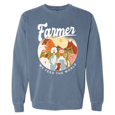 Farmer We Feed The World Garment-Dyed Sweatshirt