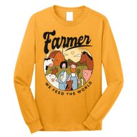 Farmer We Feed The World Long Sleeve Shirt