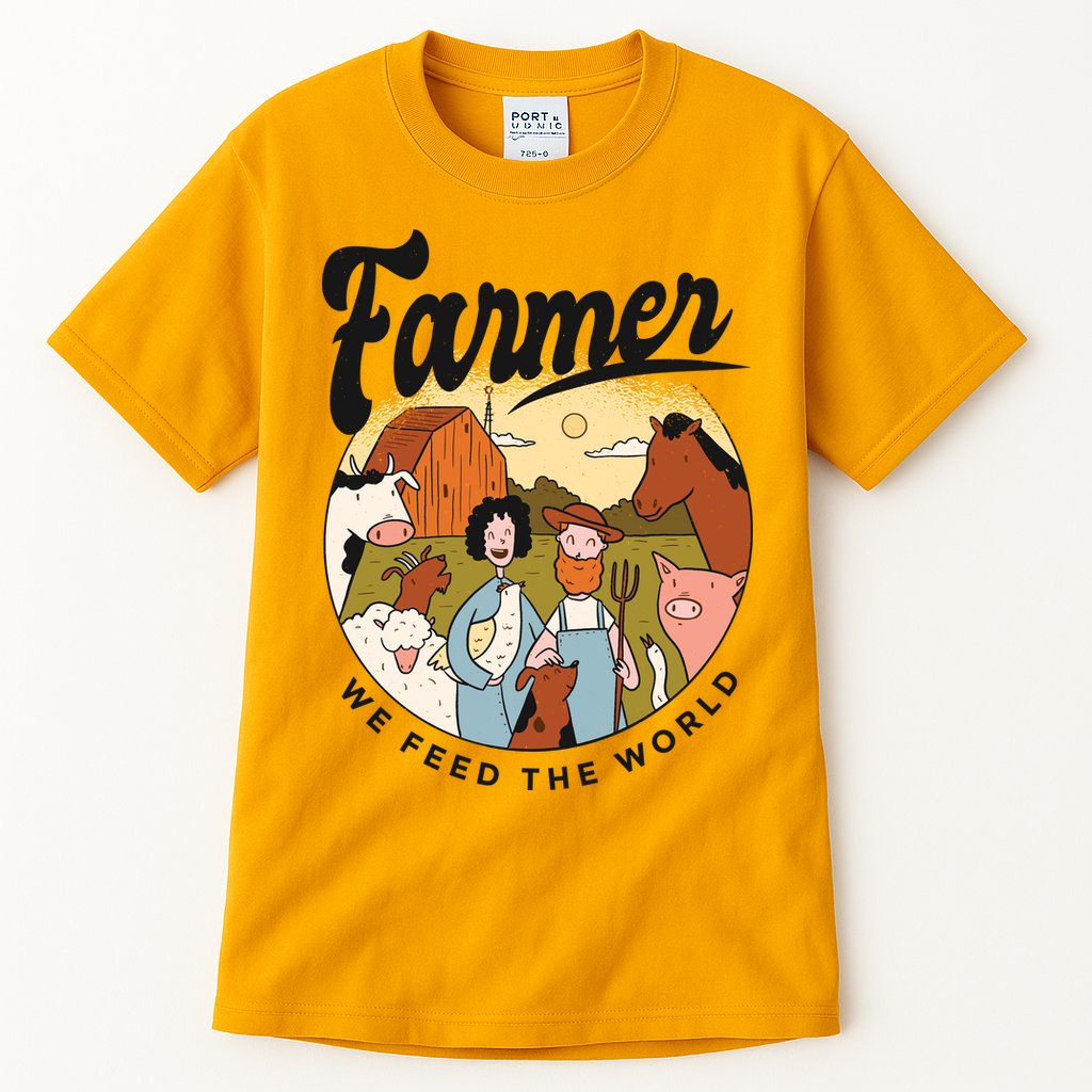 Farmer We Feed The World Tall T-Shirt
