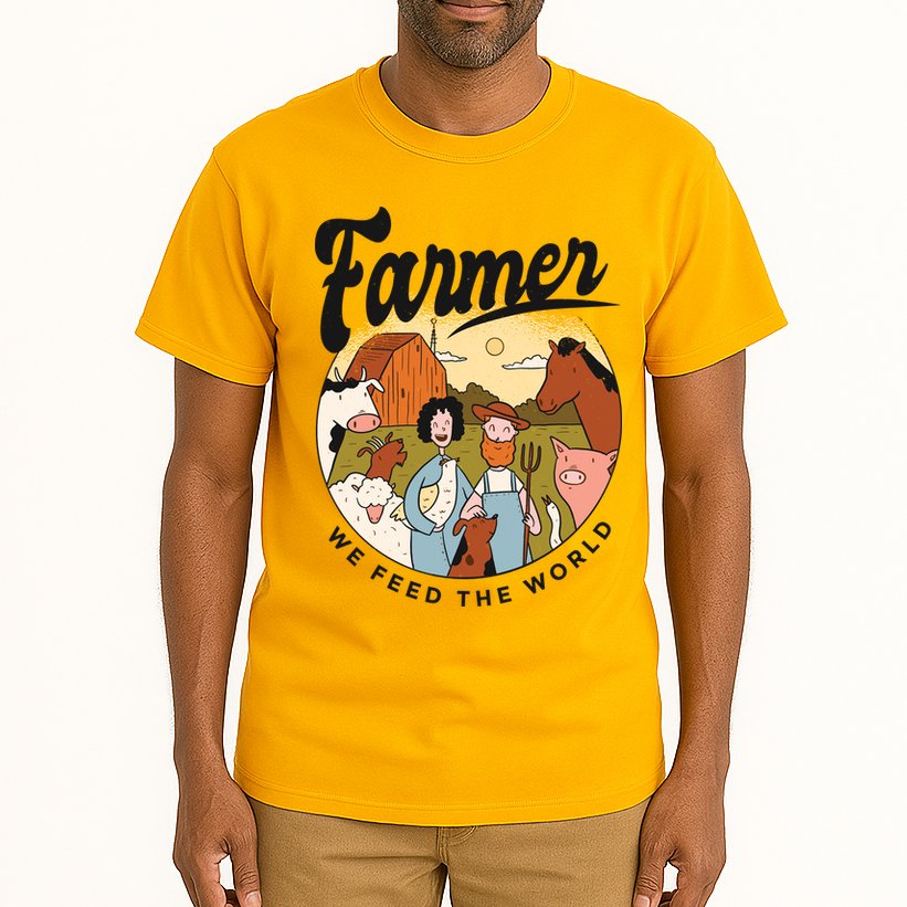 Farmer We Feed The World Tall T-Shirt