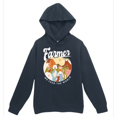 Farmer We Feed The World Urban Pullover Hoodie