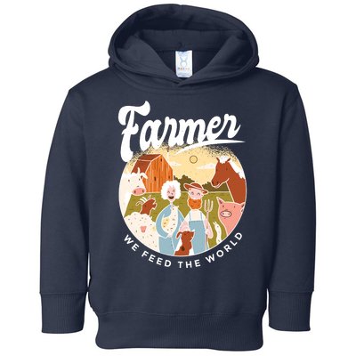 Farmer We Feed The World Toddler Hoodie