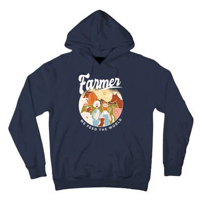 Farmer We Feed The World Tall Hoodie