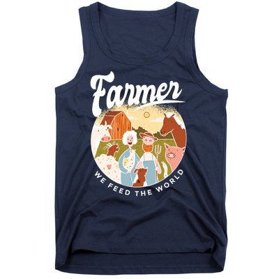 Farmer We Feed The World Tank Top