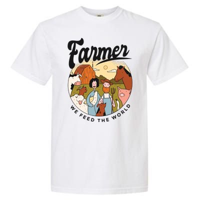 Farmer We Feed The World Garment-Dyed Heavyweight T-Shirt