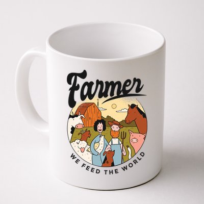 Farmer We Feed The World Coffee Mug