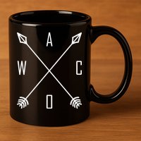 Farmhouse Inspired WACO 11oz C Handle Ceramic Mug