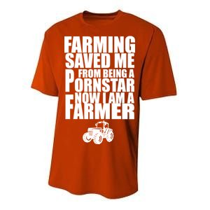 Farming Saved Me From being A Pornstar Performance Sprint T-Shirt