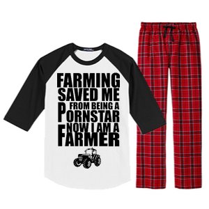 Farming Saved Me From being A Pornstar Raglan Sleeve Pajama Set