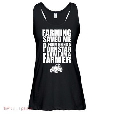 Farming Saved Me From being A Pornstar Ladies Essential Flowy Tank