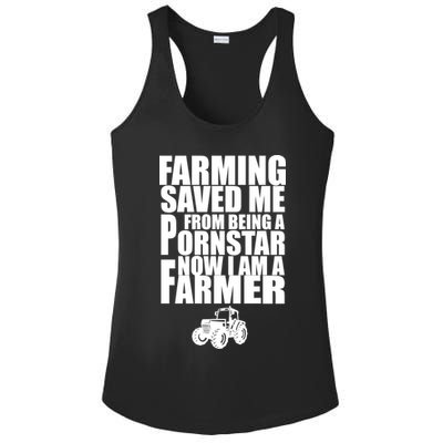 Farming Saved Me From being A Pornstar Ladies PosiCharge Competitor Racerback Tank