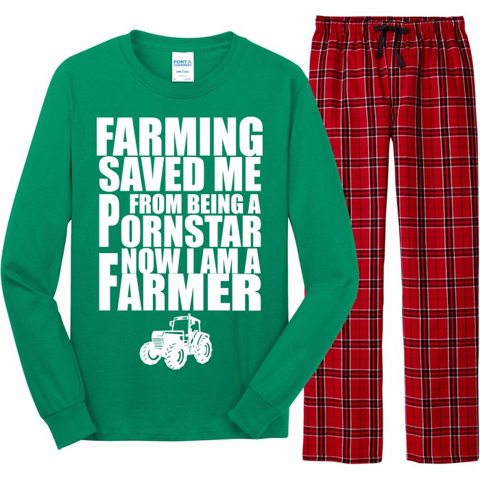 Farming Saved Me From being A Pornstar Long Sleeve Pajama Set