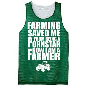 Farming Saved Me From being A Pornstar Mesh Reversible Basketball Jersey Tank