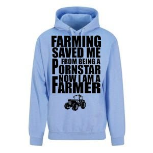 Farming Saved Me From being A Pornstar Unisex Surf Hoodie