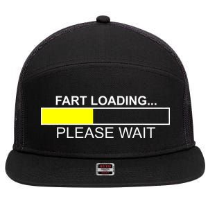 Fart Loading 7 Panel Mesh Trucker Snapback Hat