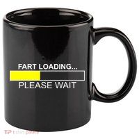Fart Loading 11oz C Handle Ceramic Mug
