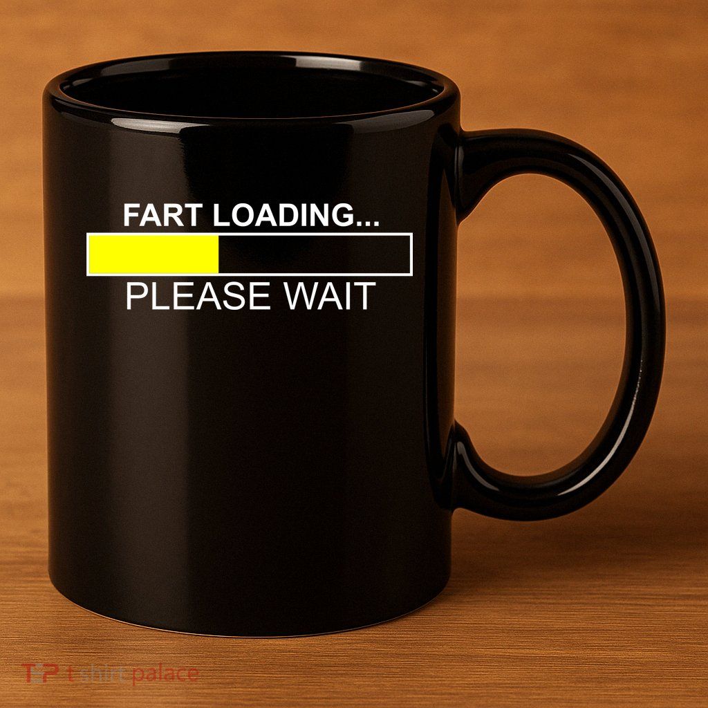 Fart Loading 11oz C Handle Ceramic Mug